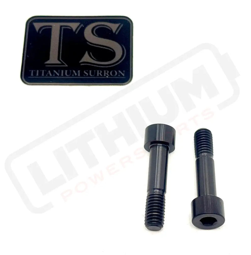 TS Altis Sigma Gearbox Cover Titanium Bolt Kit - Black / 6 Pieces (Visible Bolts Only) / Socket Cap - Titanium Bolts