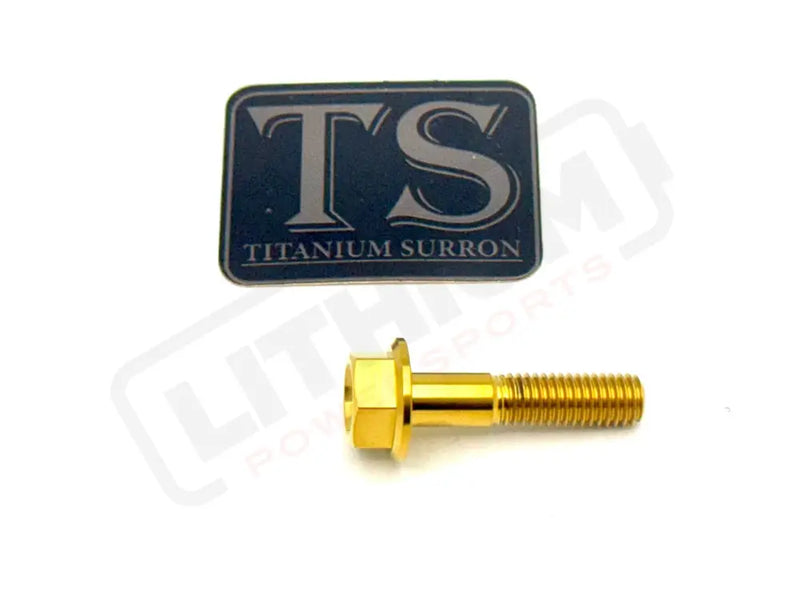 TS Altis Sigma Gearbox Cover Titanium Bolt Kit Gold / 6 Pieces (Visible Bolts Only) / Hex Flange Altis Drive Train