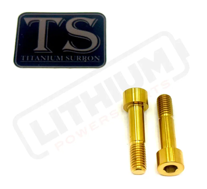 TS Altis Sigma Gearbox Cover Titanium Bolt Kit - Gold / 6 Pieces (Visible Bolts Only) / Socket Cap - Titanium Bolts