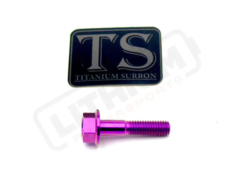 TS Altis Sigma Gearbox Cover Titanium Bolt Kit - Purple / 6 Pieces (Visible Bolts Only) / Hex Flange - Titanium Bolts