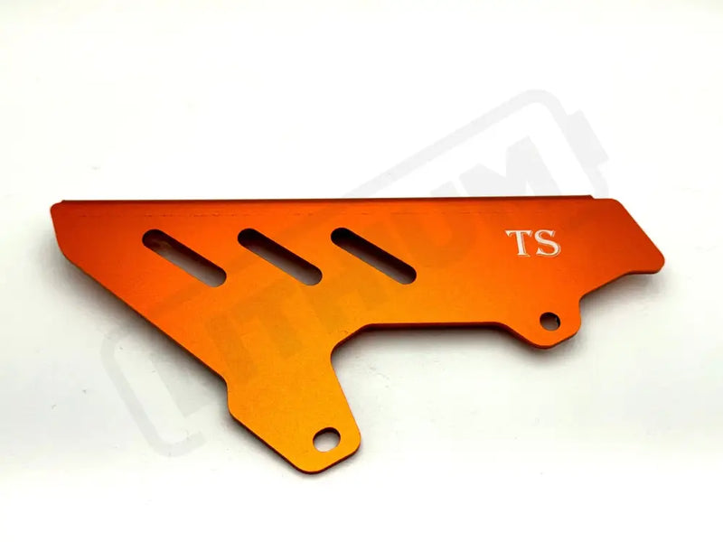 TS Aluminum Chain Guard Surron LBX and Segway - Burnt Orange - Aluminum Chain Guard LBX