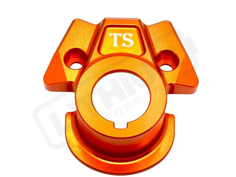TS Aluminum Key Cover Plate for Talaria - Burnt Orange - Aluminum Ignition Cover Talaria