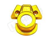 TS Aluminum Key Cover Plate for Talaria - Gold - Aluminum Ignition Cover Talaria