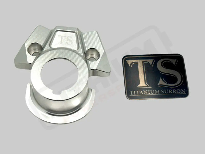 TS Aluminum Key Cover Plate for Talaria - Silver - Aluminum Ignition Cover Talaria