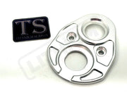 TS Aluminum Key Cover/ USB Plate for E-Ride Pro - Silver - Aluminum Ignition Cover