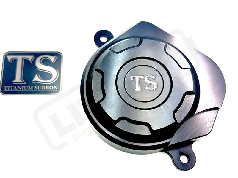 TS Aluminum Motor Cover for Surron ERide Pro and Segway - Black - Surron ERP Aluminum Motor Cover