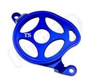 TS Aluminum Motor Cover (Open Style) for Surron ERide Pro and Segway - Blue - Surron Aluminum Motor Cover (Open Style)