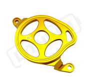 TS Aluminum Motor Cover (Open Style) for Surron ERide Pro and Segway - Gold - Surron Aluminum Motor Cover (Open Style)
