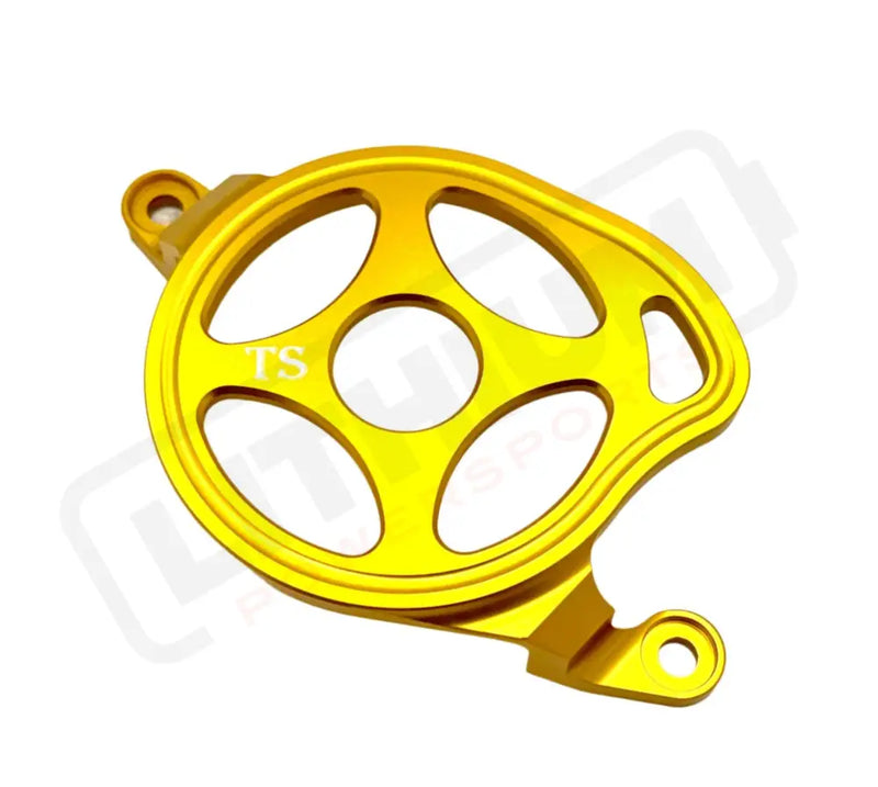 TS Aluminum Motor Cover (Open Style) for Surron ERide Pro and Segway - Gold - Surron Aluminum Motor Cover (Open Style)