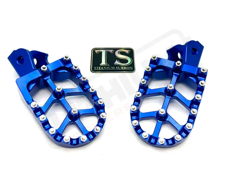 TS Anodized Aluminum Foot Pegs for Surron E-Ride Pro 79 Bike - 6061 TS Footpegs
