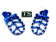 TS Anodized Aluminum Foot Pegs for Surron, E - Ride Pro, 79 Bike - Lithium Powersports