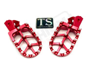 TS Anodized Aluminum Foot Pegs for Surron, E - Ride Pro, 79 Bike - Lithium Powersports