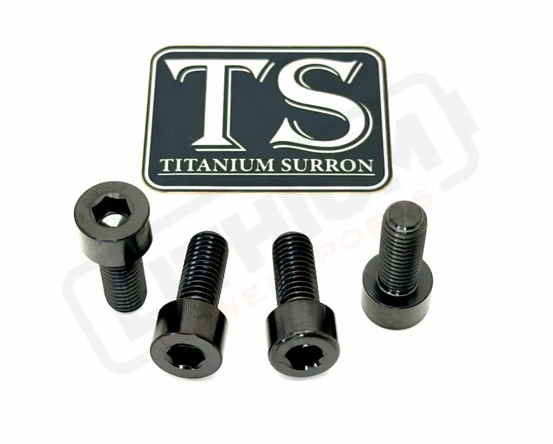 TS Axle Pinch Titanium Bolts for KKE/ DNM Forks - Black / Altis Sigma Factory Fork - Titanium Bolts