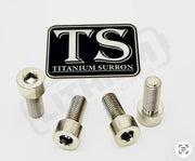 TS Axle Pinch Titanium Bolts for KKE/ DNM Forks - Silver / Altis Sigma Factory Fork - Titanium Bolts