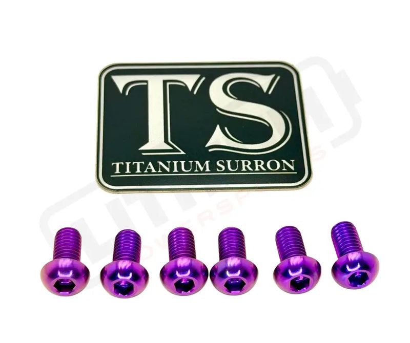 TS Controller Mount Bolts for Surron Talaria MX3/MX4 & XXX E-Ride Pro - Surron LBX (6 pcs) / Purple - Titanium Bolts