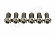 TS Controller Mount Bolts for Surron Talaria MX3/MX4 & XXX E-Ride Pro - Surron LBX (6 pcs) / Silver - Titanium Bolts