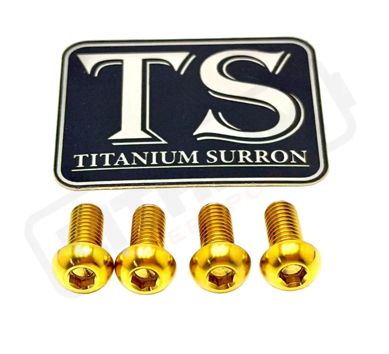 TS Controller Mount Bolts for Surron Talaria MX3/MX4 & XXX E-Ride Pro - Talaria MX3/ MX4/ MX5 (4 pcs) / Gold - Titanium