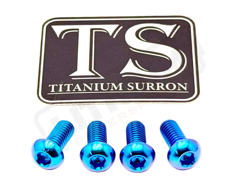 TS Controller Mount Bolts for Surron Talaria MX3/MX4 & XXX E-Ride Pro - Talaria MX3/ MX4/ MX5 (4 pcs) / Teal - Titanium