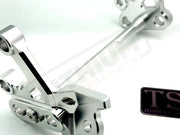 TS Custom CNC Aluminum Footpeg Bracket Assembly E-Ride Pro SS and S - Silver / Silver - Footpeg bracket assembly ERP