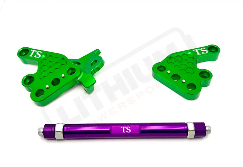 TS Custom CNC Aluminum Footpeg Bracket Assembly Talaria MX3, MX4, MX5 - Lithium Powersports