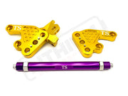 TS Custom CNC Aluminum Footpeg Bracket Assembly Talaria MX3, MX4, MX5 - Lithium Powersports