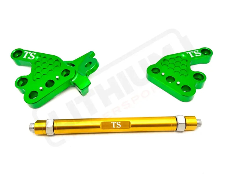 TS Custom CNC Aluminum Footpeg Bracket Assembly Talaria MX3, MX4, MX5 - Lithium Powersports