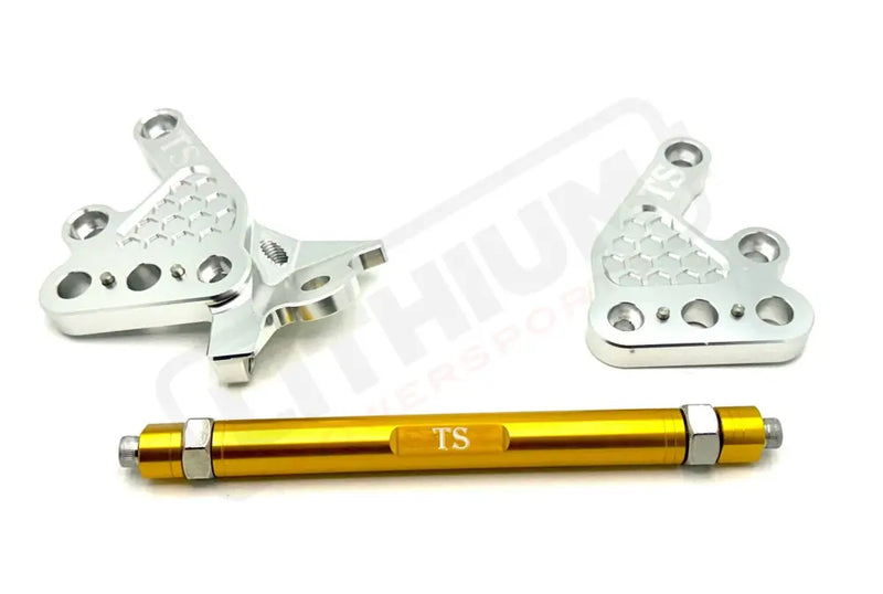 TS Custom CNC Aluminum Footpeg Bracket Assembly Talaria MX3, MX4, MX5 - Lithium Powersports