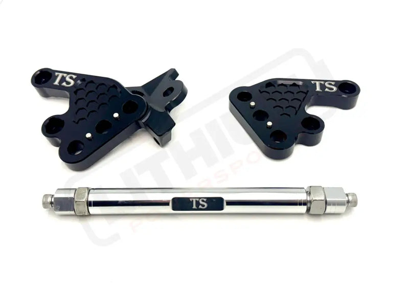 TS Custom CNC Aluminum Footpeg Bracket Assembly Talaria MX3, MX4, MX5 - Lithium Powersports