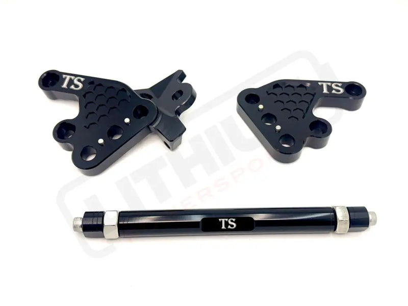 TS Custom CNC Aluminum Footpeg Bracket Assembly Talaria MX3, MX4, MX5 - Lithium Powersports
