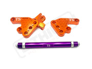 TS Custom CNC Aluminum Footpeg Bracket Assembly Talaria MX3, MX4, MX5 - Lithium Powersports