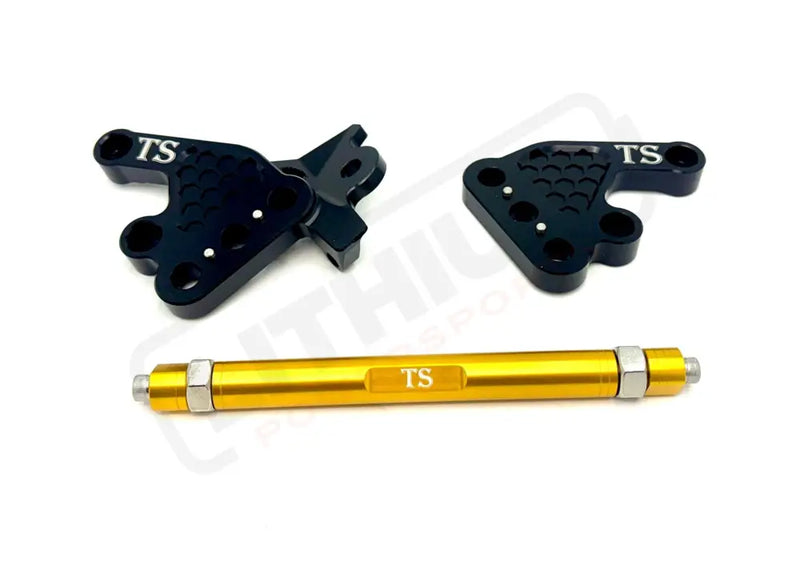 TS Custom CNC Aluminum Footpeg Bracket Assembly Talaria MX3, MX4, MX5 - Lithium Powersports