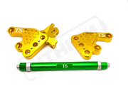 TS Custom CNC Aluminum Footpeg Bracket Assembly Talaria MX3, MX4, MX5 - Lithium Powersports