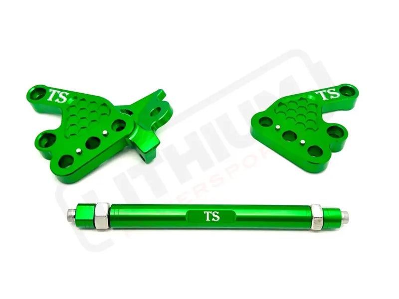 TS Custom CNC Aluminum Footpeg Bracket Assembly Talaria MX3, MX4, MX5 - Lithium Powersports