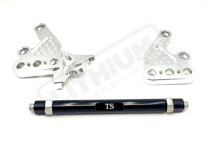 TS Custom CNC Aluminum Footpeg Bracket Assembly Talaria MX3, MX4, MX5 - Lithium Powersports