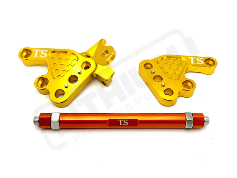 TS Custom CNC Aluminum Footpeg Bracket Assembly Talaria MX3, MX4, MX5 - Lithium Powersports