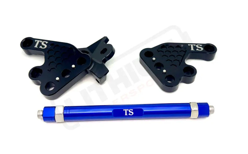 TS Custom CNC Aluminum Footpeg Bracket Assembly Talaria MX3, MX4, MX5 - Lithium Powersports