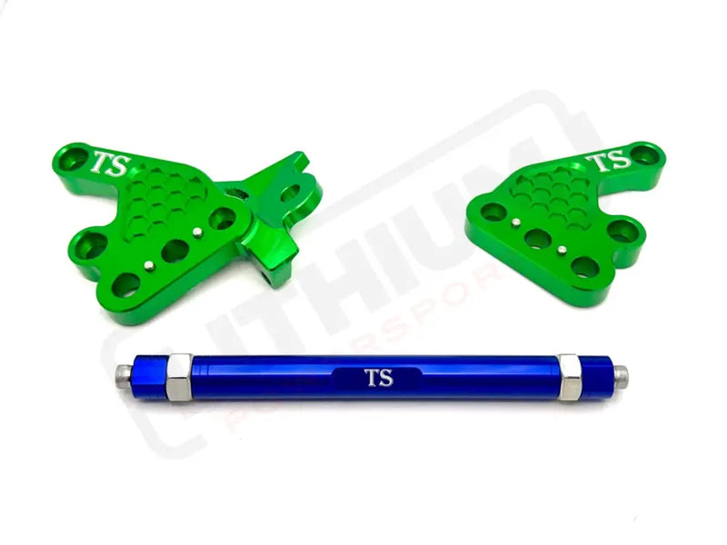 TS Custom CNC Aluminum Footpeg Bracket Assembly Talaria MX3, MX4, MX5 - Lithium Powersports