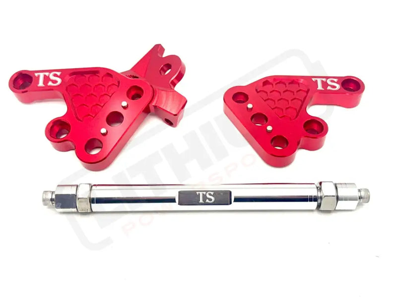 TS Custom CNC Aluminum Footpeg Bracket Assembly Talaria MX3, MX4, MX5 - Lithium Powersports