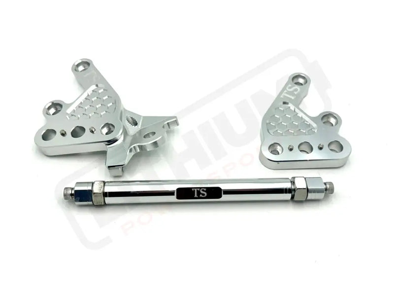 TS Custom CNC Aluminum Footpeg Bracket Assembly Talaria MX3, MX4, MX5 - Lithium Powersports