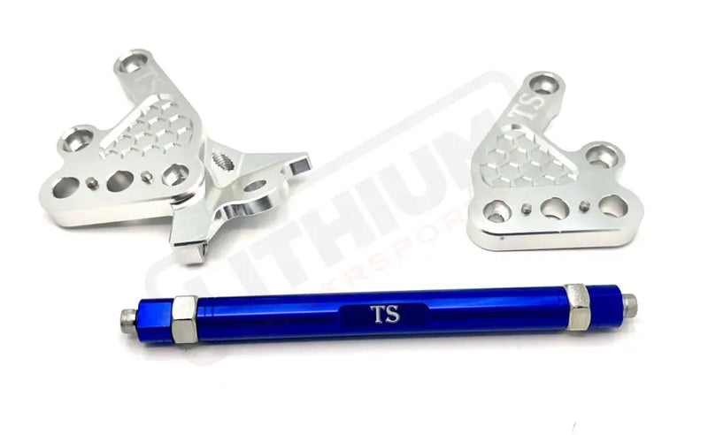 TS Custom CNC Aluminum Footpeg Bracket Assembly Talaria MX3, MX4, MX5 - Lithium Powersports
