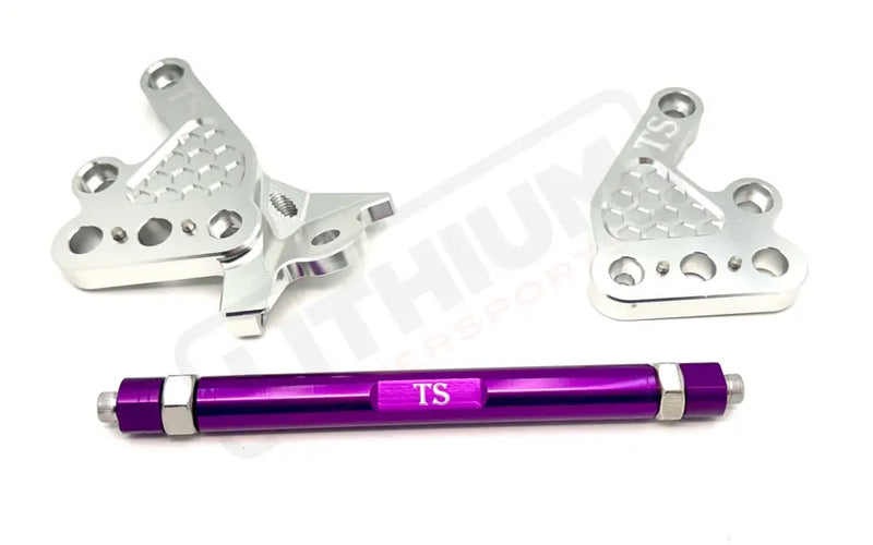 TS Custom CNC Aluminum Footpeg Bracket Assembly Talaria MX3, MX4, MX5 - Lithium Powersports