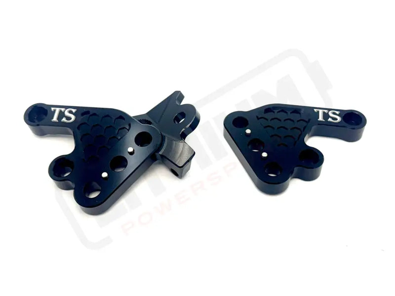 TS Custom CNC Aluminum Footpeg Brackets for Talaria Sting MX3 MX4 MX5 - Black / Talaria MX3 MX4 MX5 - Talaria CNC