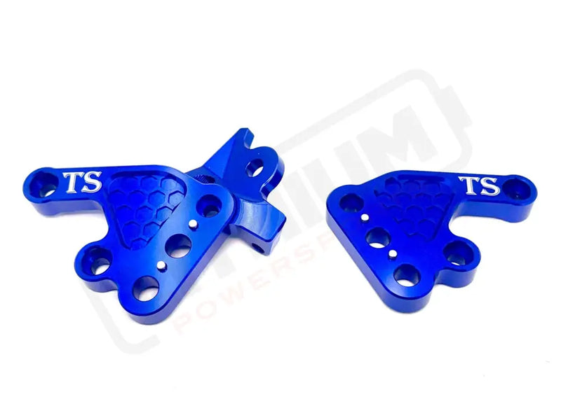 TS Custom CNC Aluminum Footpeg Brackets for Talaria Sting MX3 MX4 MX5 - Blue / Talaria MX3 MX4 MX5 - Talaria CNC