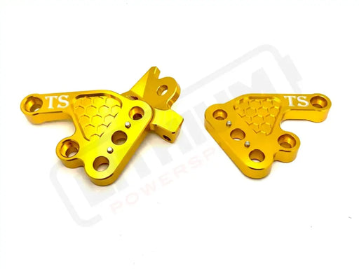 TS Custom CNC Aluminum Footpeg Brackets for Talaria Sting MX3, MX4, MX5 - Lithium Powersports