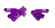 TS Custom CNC Aluminum Footpeg Brackets for Talaria Sting MX3 MX4 MX5 - Purple / Talaria MX3 MX4 MX5 - Talaria CNC