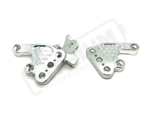 TS Custom CNC Aluminum Footpeg Brackets for Talaria Sting MX3 MX4 MX5 - Silver / Talaria MX3 MX4 MX5 - Talaria CNC