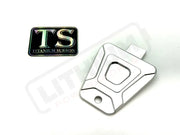 TS Custom CNC Aluminum Horn Delete Cover E-Ride Pro and Surron - Silver - E-moto Frame Accessories