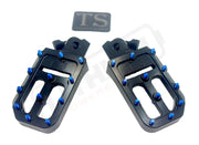 TS Custom Foot Pegs Featuring Titanium Grips for E - moto - Lithium Powersports