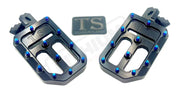 TS Custom Foot Pegs Featuring Titanium Grips for E - moto - Lithium Powersports