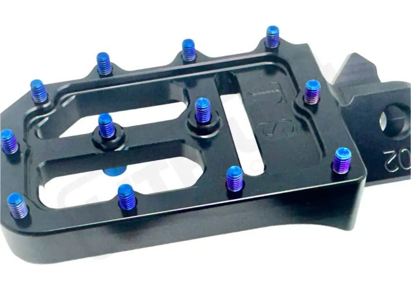 TS Custom Foot Pegs Featuring Titanium Grips for E - moto - Lithium Powersports